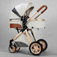 2025 New baby stroller High landscape 3 in 1 baby carriage Luxury Pushchair Baby Cradel Infant Carrier kinderwagen car 2in1