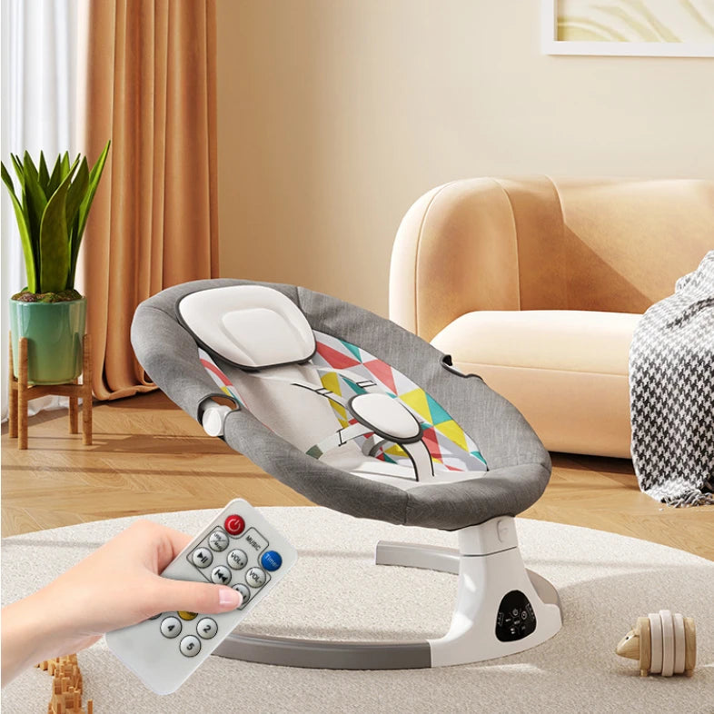 Baby Electric Rocking Chair Baby Electric Sleeping Basket Cooting Smart Rocking Chair for Children Electric Baby Swing