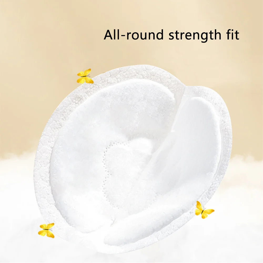 100PCS Breastfeeding Disposable Breast Nursing Pads Breathable Slim Super Absorbency Cotton Breast Pad Nurs