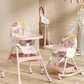 Baby Highchair Dining Chair Baby Eating Foldable Seat Multifunctional Lift Baby Dining Table Chair