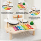 Wooden Xylophone Drum Set Music Table Toys for Baby Montessori Toddlers Musical Instruments Toys Drum Percussion Instruments Toy