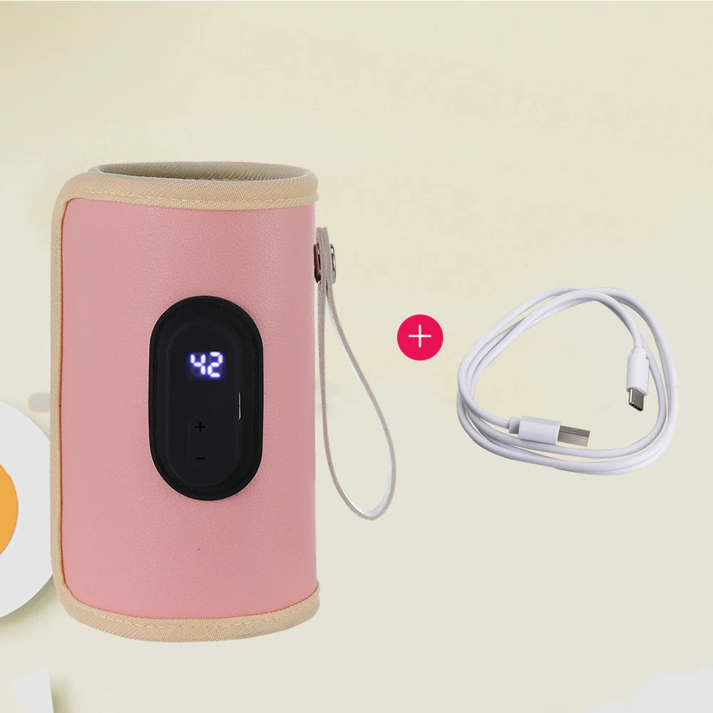 Universal Baby Bottle Warmer Water Formula Milk Warmer Baby Bag USB Nursing Bottle Heater Portable Thermal Bag for Travel
