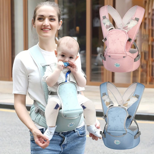 1PC Starfish Baby Carrier Waist Seat, Baby Wrap for All Seasons, Mom's Baby-Carrying Tool Kangaroo Backpack, Baby Accessories