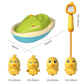 Children Showerhead Shower Toy Little Yellow Duck Electric Rotating Showerhead Water Spray Baby Shower Toy Boys Girls Bath Toys
