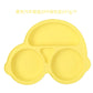 Baby Silicone Suction Plate – Cartoon Smile Face Bowl