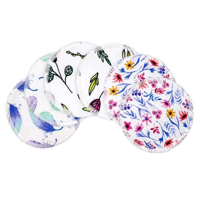 Nursing Pads 6pcs/set Washable Breast Breastfeeding Super Absorbency Mat for Mum Waterproof Feeding Pad Reusable Supplies