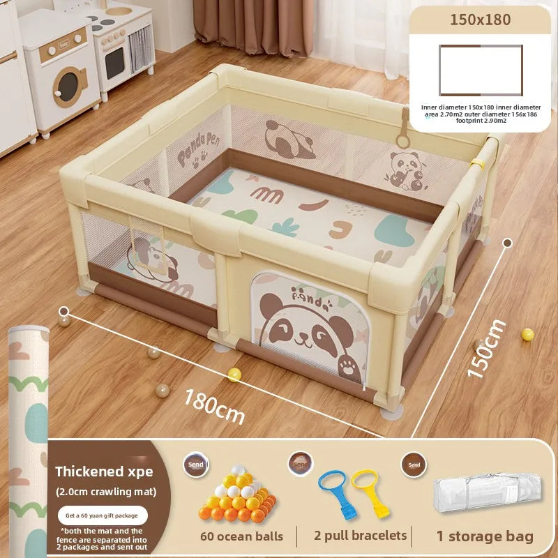 Non-Toxic Baby Playpen with Crawling Mat