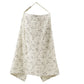Muslin Nursing Covers for Breastfeeding, Privacy Breast Feeding Cover with Arch Neckline for Mom and Baby Nursing Apron