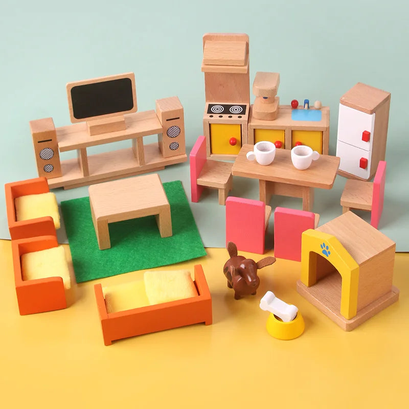 Mini Wooden Furniture – Playroom Fun!