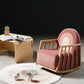 Nordic children's leisure rocking chair home living room baby solid wood sofa chair simple modern bedroom backrest chair