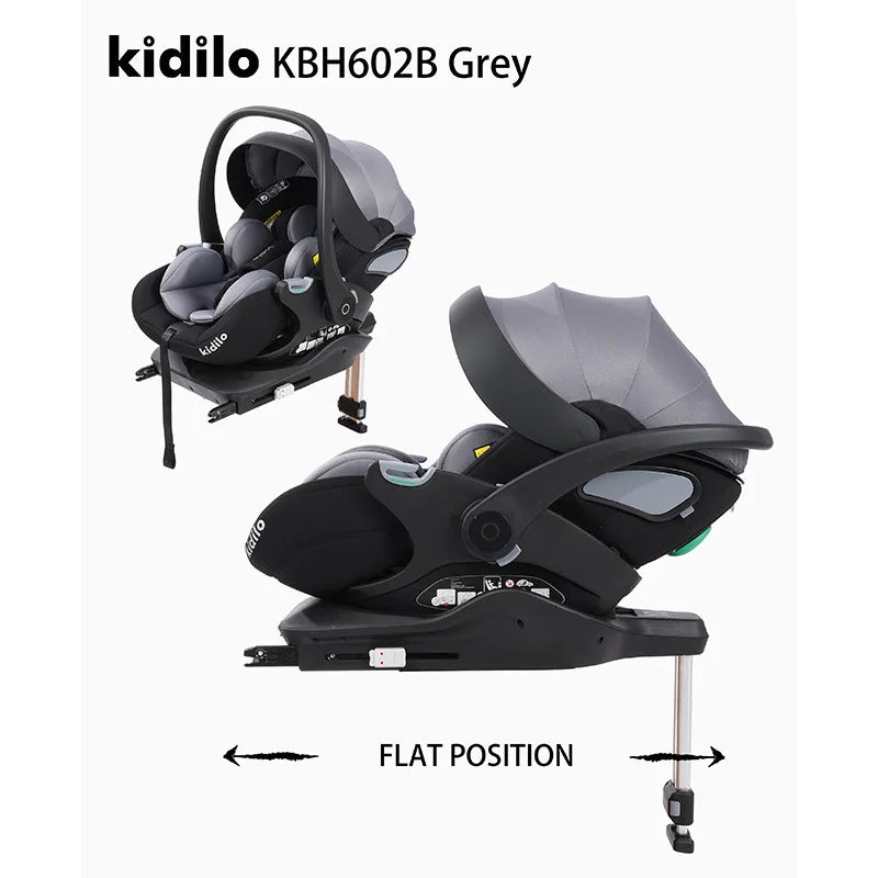 Baby Car Safety Seat Portable Universal Child Can Sit and Lie Baby Carrier Strengthen ISOFIX Hard Interface