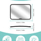 1PC New Style Wide-Angle Baby Car Mirror Rear Seat Safety Square Monitor for Baby or Child Seats
