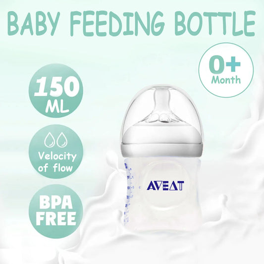 1pc 150/250 ml baby petal-shaped pacifier feeding bottle, 5.5 cm caliber, PP bottle, drop resistant,GIFT