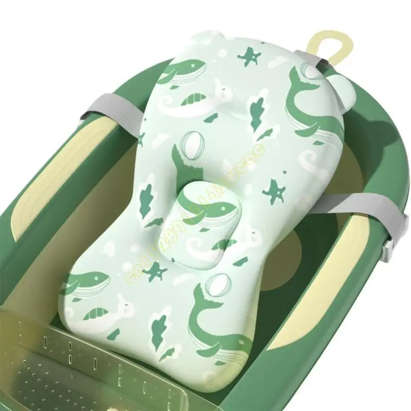 Infant Baby Bathing Pad Soft & Lightweight Newborns Bath Net Toddler Bath Rack Shower Accessories for Safe Bathing DXAD