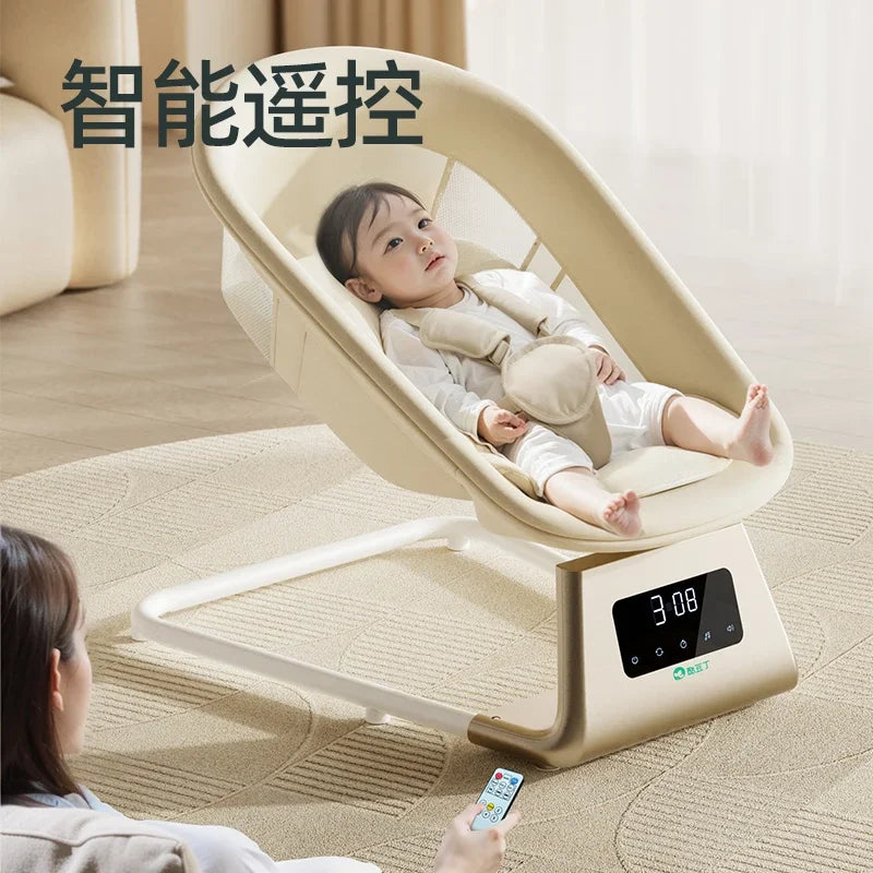 Baby electric rocking chair coaxing sleeping artifact coaxing baby soothing newborn recliner cradle