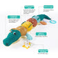 Hochet musical pour bébé – Chenille et Crocodile en peluche