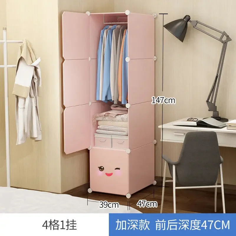 Baby Children Modular Cabinet Recameras Kids Storage Wardrobe Kids Toys Organizer Storage Guarda Roupa Infantil Girl Furniture