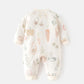 Newborn Winter Clothes Quilted Thicken Warm Christmas Baby Girl Romper 1st Birthday Baby Jumpsuit For Boys