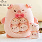 Cute Animal Plush Bag – Mini Stuffed Dolls