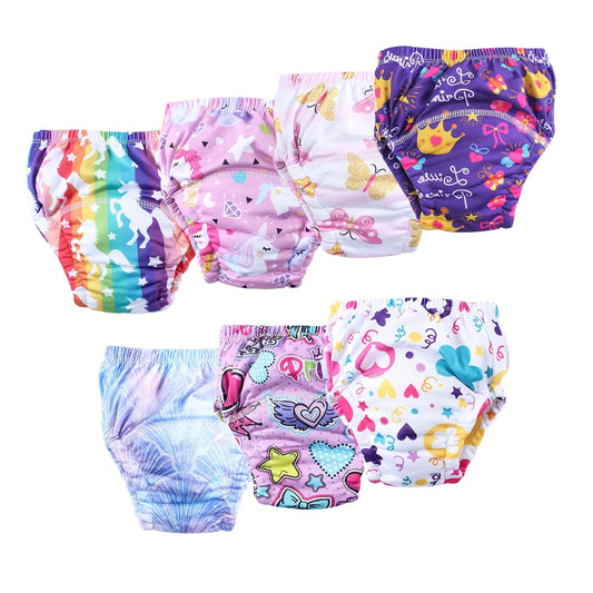 7 Pcs of Training Pants Washable Training Baby How to Use The Toilet by Himself Baby Underwear Baby Gift Baby Training Pants