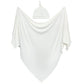 Ensemble couverture et bonnet d'emmaillotage pour nouveau-nés, adapté pour couvrir et envelopper les bébés, garçons et filles.