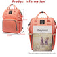 Fashion Oxford Diaper Backpack – Insulated Baby & Mom Bag