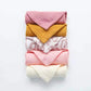 F1CB Muslin Cloth Feeding Bib Burp Cloth Saliva Towel for Newborn Infants Boys Girls