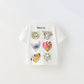 Mickey Tees Disney 2024 New Clothes For Boys And Girls Fashion Casual Loose Thin Round Neck Base Shirt Kids Short Sleeve Tees