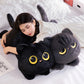 Peluche Chat Noir – Coussin Câlin pour Enfants