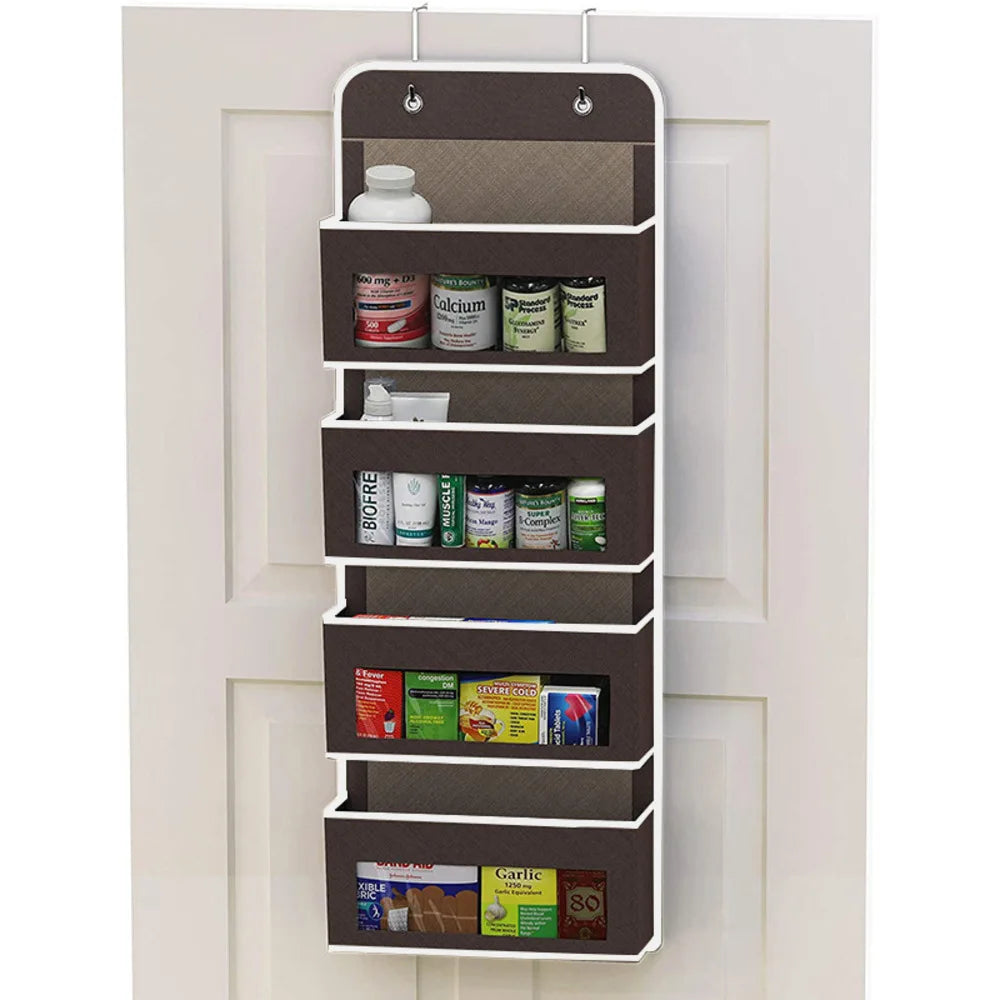 Multi-Layer Door Hanging Storage Bag - Multifunctional Fabric Organizer For Bedroom Closet And Baby Nursery