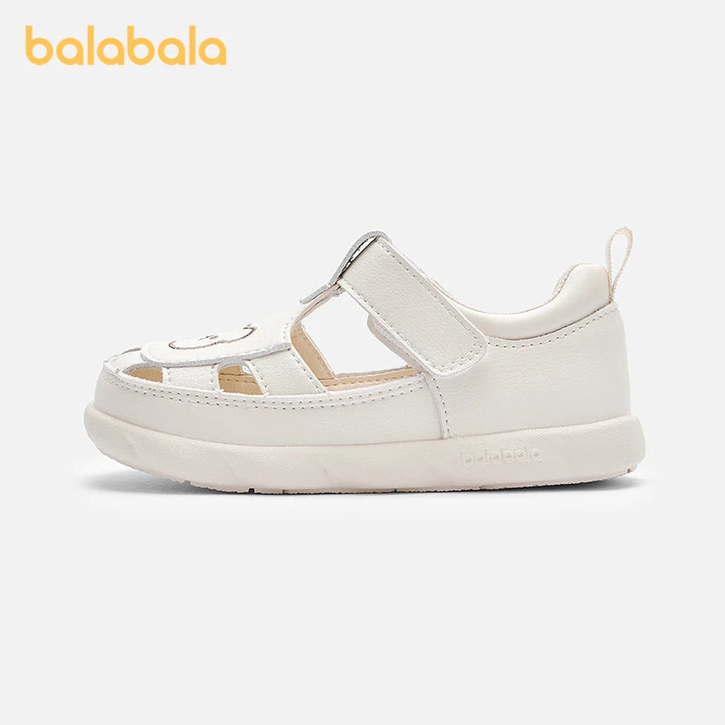 Balabala Baby Sandals Summer 2024 Cute Breathable Soft Sole Shoes for Toddlers Daily Casual Wear