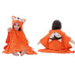 MICHLEY Fox Cotton Kids Beach Towels Bath Towel Poncho Hooded Bathing Bathrobe Unisex Washcloth For Girls Boys Children 2-6T