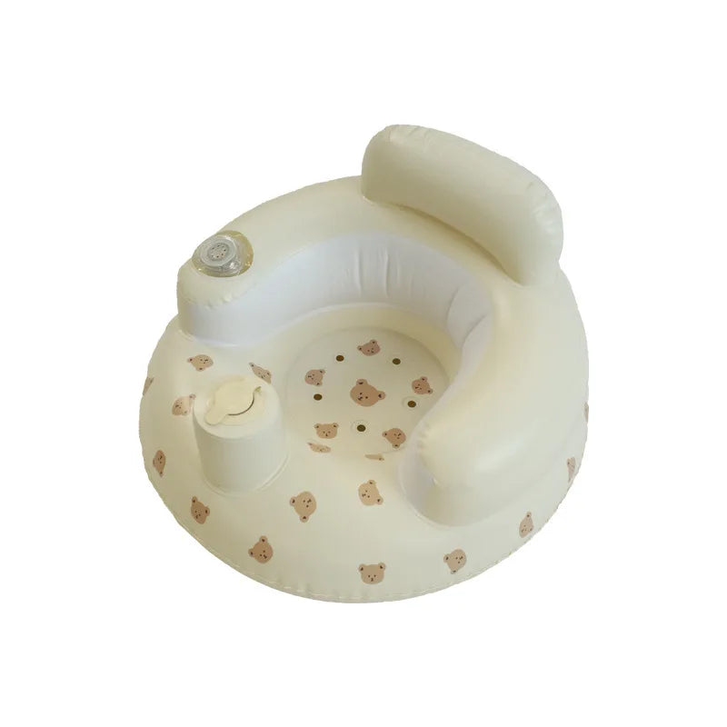 Sleek & Safe Inflatable Baby Chair – Foldable Sofa & Learning Seat for Comfort & Fun