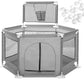 Baby Play Fence – Safe Multifunctional Playpen with Steel Support
