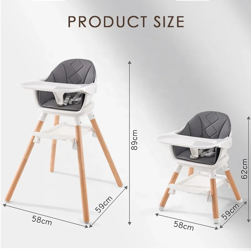Multifunctional baby feeding chair / high quality baby dining chair / environmentally friendly pp high chair baby feeding