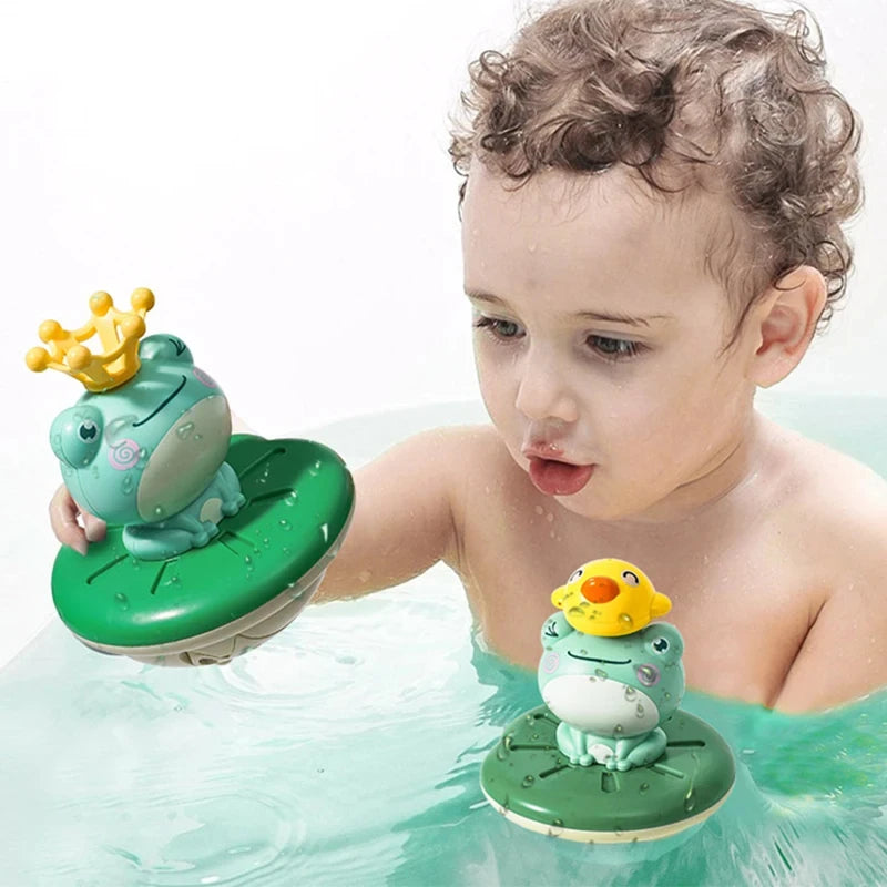 Grenouille électrique flottante pour le bain – Arroseur et douche amusants pour les enfants