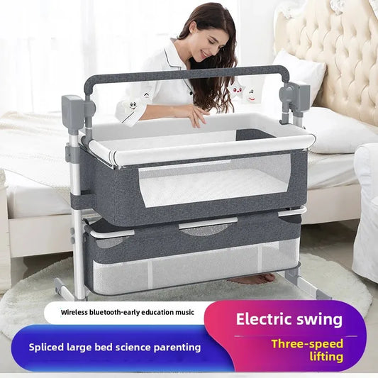 Electric Automatic Baby Swing Chair Smart Soothing Newborn Infant Bedside Crib Foldable Baby Bed Children Supplies