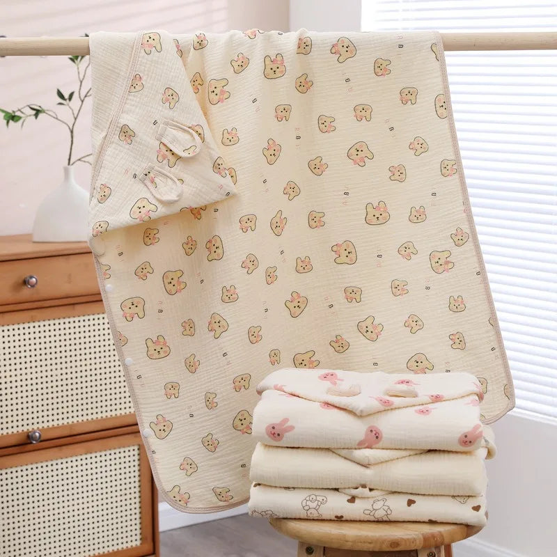 Children Hooded Bath Towel Cute Kids Beach Towel Cloak Cartoon Animal Style Newborn Bathrobe Quilt Washcloth Bathrobes