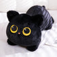 Peluche Chat Noir – Coussin Câlin pour Enfants