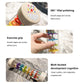 Montessori Rain Stick - Rainbow Hourglass Shaker with Rain Sounds, Baby Rattle Sensory Toy for kids
