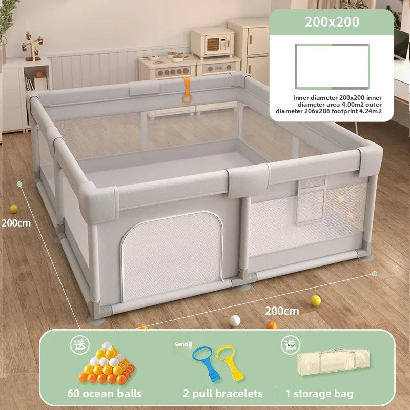 Non-Toxic Baby Playpen with Crawling Mat