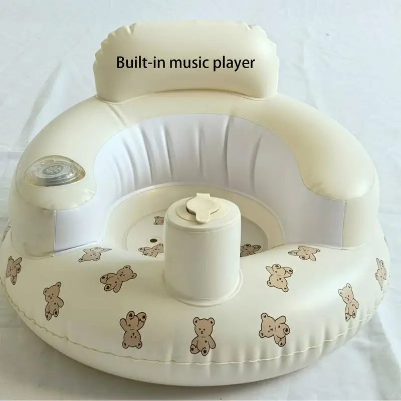 Inflatable Floor Seat – Built-in Pump, Portable Toddler Chair for Anywhere