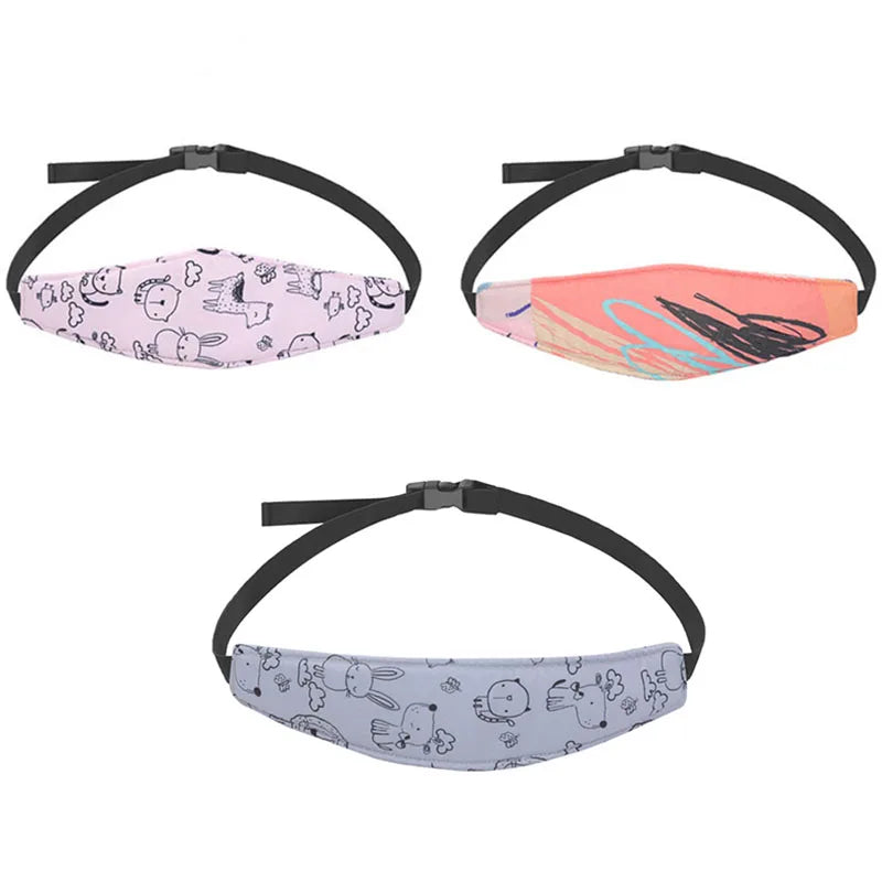 Baby Head Support Strap Car Seat Adjustable Kids Stroller Neck Relief Straps Pillow Toddler Headrest Sleep Car Chair Fasten Belt