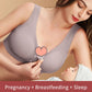 Summer Lightweight Nursing Bra for Women Front Opening One-Piece Design No Underwire Bralette for Pregnancy and Nursing Comfort