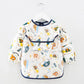 Baby Newborn Apron Bibs Toddler Long Sleeve Scarf Waterproof Art Smock Feeding Bib Infant Boys Girls Kids Burp Cloth Bandana