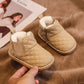 Winter Baby Girls Boys Snow Boots Warm Plush Children Outdoor Shoes Soft Sole Non-slip Infant Shoes Kids Cotton-padded Shoes
