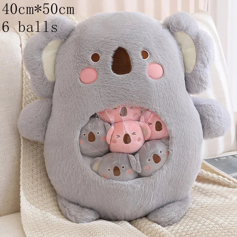 Cute Animal Plush Bag – Mini Stuffed Dolls