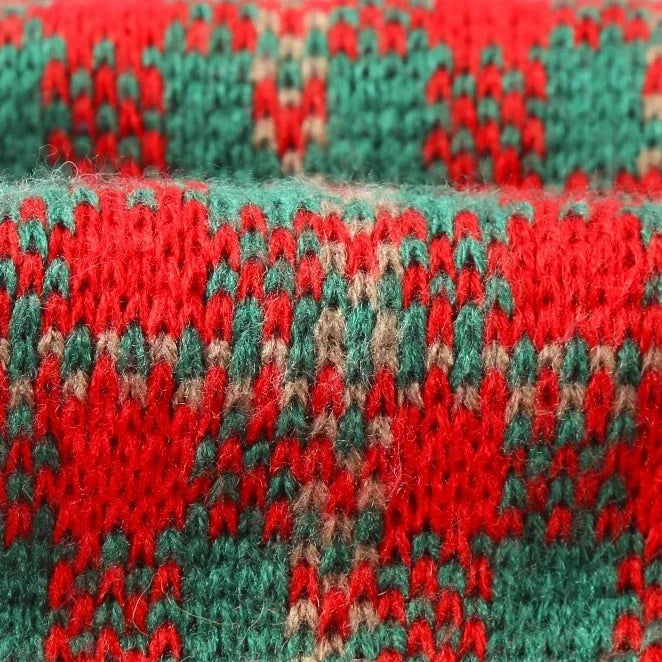 Children's Winter Red Hat And Scarf Set Cartoon Snowman Design Warm Knitted Scarf Cap for Boys And Girls Xmas New Year's Gift