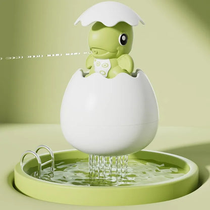 Dinosaur Egg Water Plang Sprinkler Toy for Boys And Girls Little Yellow Du Baby Bath Toy Swimming Pool Toy for Children