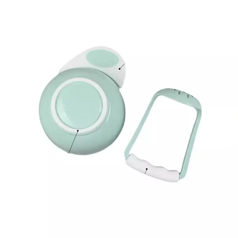 1pc Polypropylene Manual Food Grinder, Fruit Puree Grinding Tool with Anti-Slip Bowl and Screen, Uncharged,